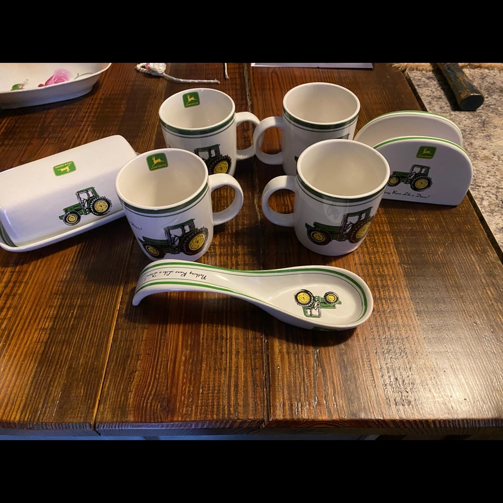 John Deere kitchen pieces
